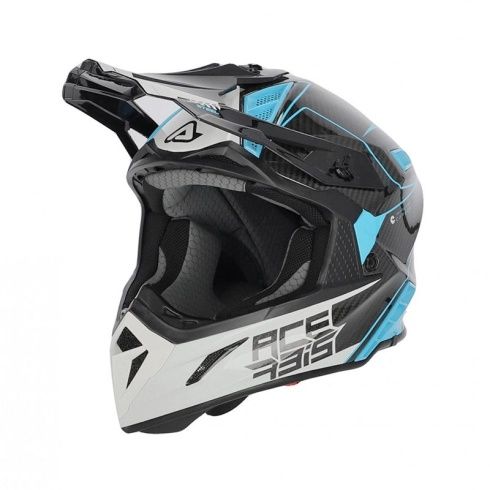 Шлем Acerbis STEEL CARBON White/Azure, арт. 0023424.893.069