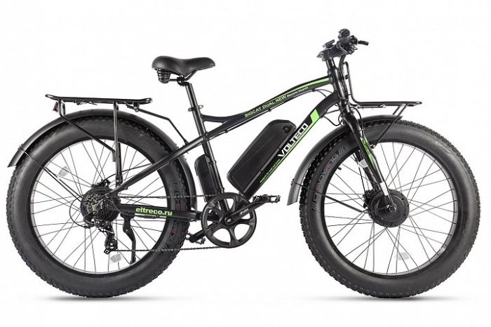 Велогибрид VOLTECO BIGCAT DUAL NEW Черный, арт. 022560-2307