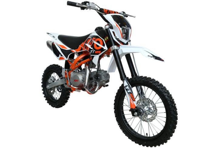 Питбайк KAYO BASIC K125 17/14 KRZ (механ. сцепл., кикстартер, 2024 г.), арт. 1560012-789-1485