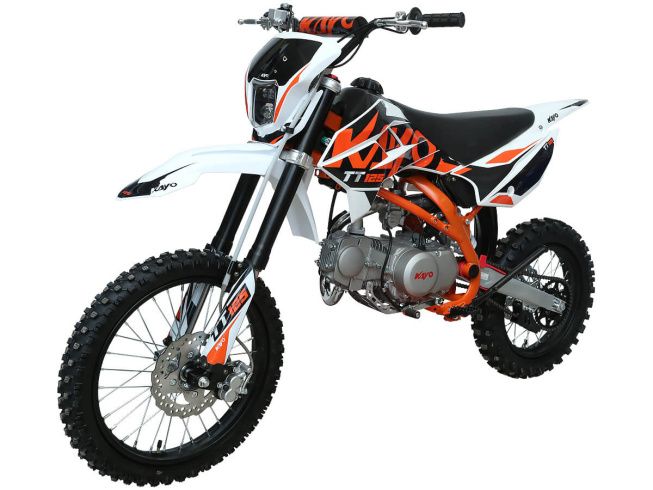 Питбайк KAYO BASIC K125 17/14 KRZ (механ. сцепл., кикстартер, 2024 г.), арт. 1560012-789-1485