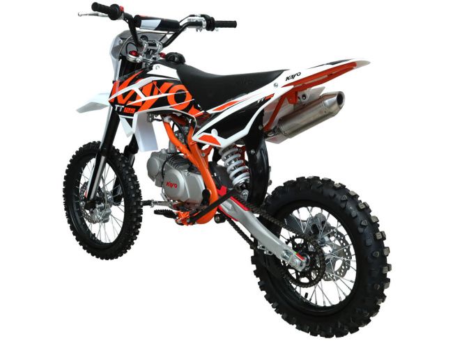Питбайк KAYO BASIC K125 17/14 KRZ (механ. сцепл., кикстартер, 2024 г.), арт. 1560012-789-1485