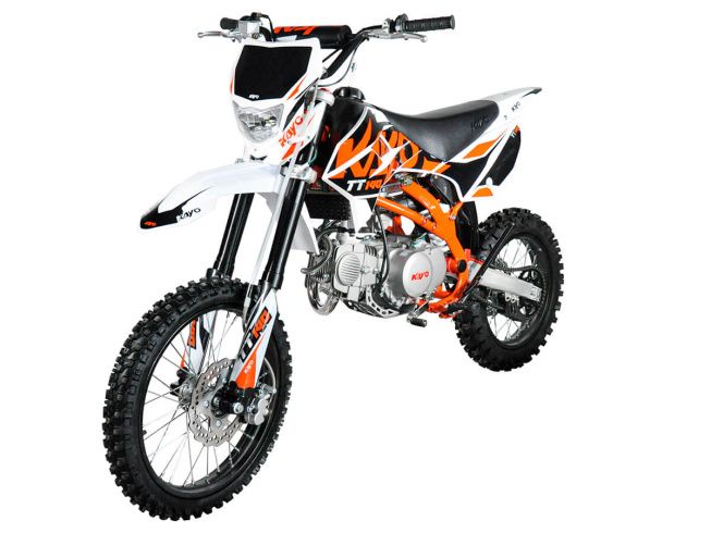 Питбайк KAYO BASIC TT140 17/14 KRZ (механ. сцепл., кикстартер 2022 г.), арт. 1560012-789-7206