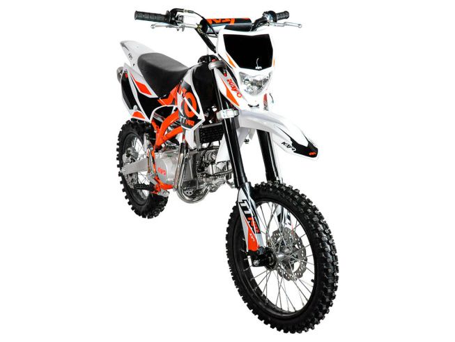 Питбайк KAYO BASIC TT140 17/14 KRZ (механ. сцепл., кикстартер 2022 г.), арт. 1560012-789-7206