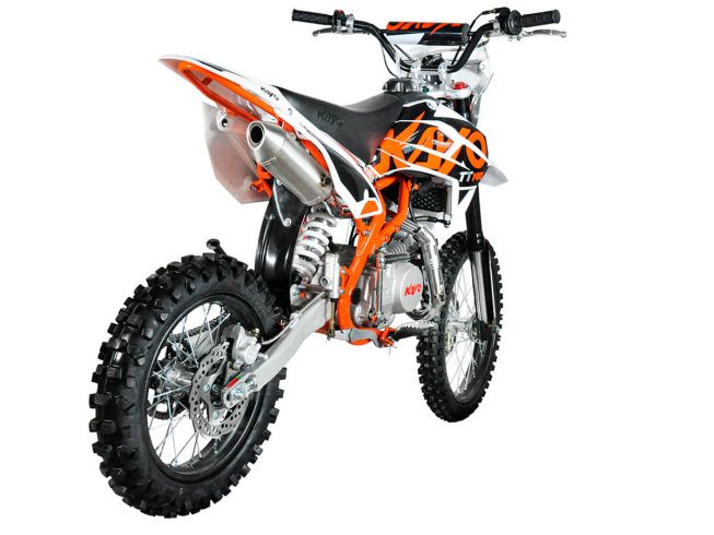 Питбайк KAYO BASIC TT140 17/14 KRZ (механ. сцепл., кикстартер 2022 г.), арт. 1560012-789-7206