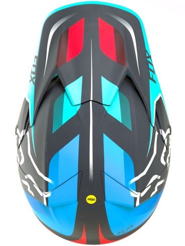 Мотошлем Fox V3 Seca Helmet Grey/Red L (17869-037-L), арт. 17869-037-L