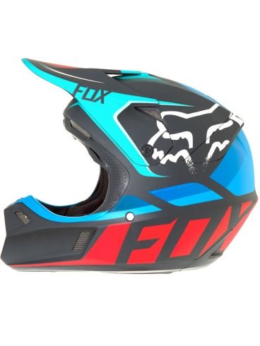Мотошлем Fox V3 Seca Helmet Grey/Red L (17869-037-L), арт. 17869-037-L