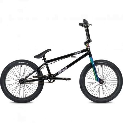 Велосипед BMX STINGER 20" GANSTA неохром, сталь, размер 10", арт. 20BMX.GANSTA.10NC1