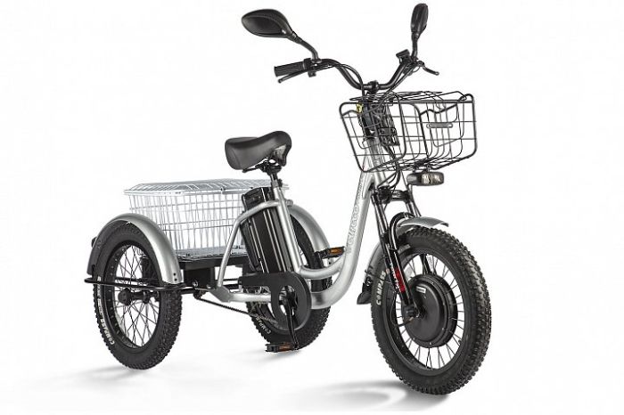 Велогибрид Eltreco Porter Fat 500 Серебристый, арт. 022870