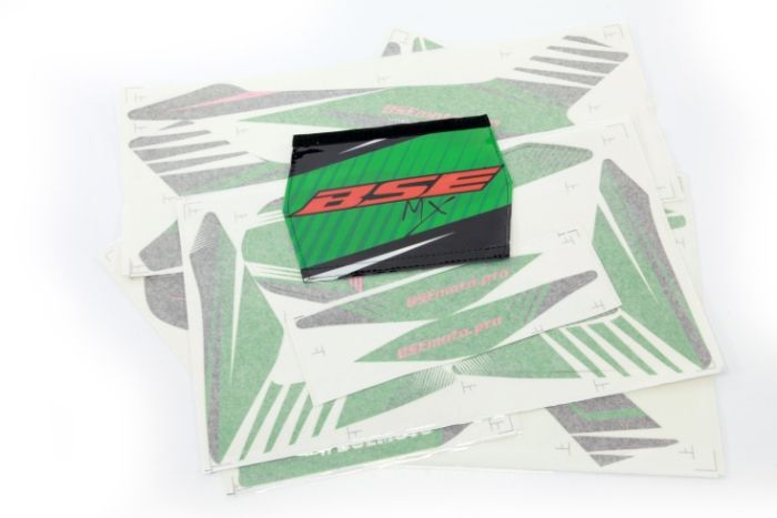 Наклейки BSE MX125 Green, арт. 30.790.5012_GR