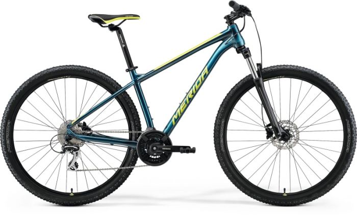Велосипед Merida 2021 Big.Nine 20 Р:XL(21") Teal-Blue/Lime, арт. 6110887265