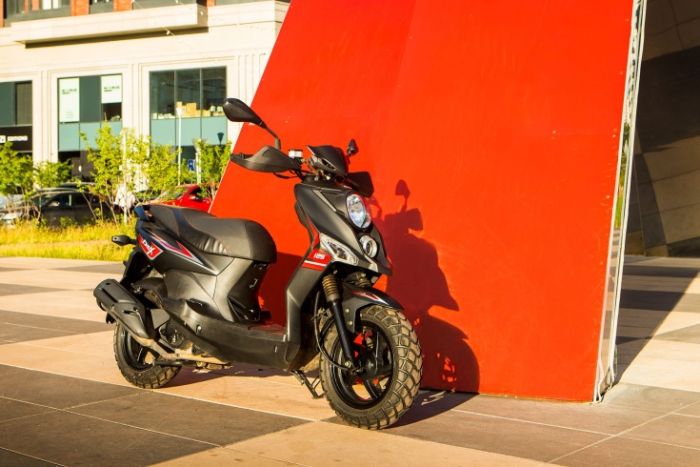 Скутер SYM CROX 125 Черный, арт. AE12W8-BK-007U