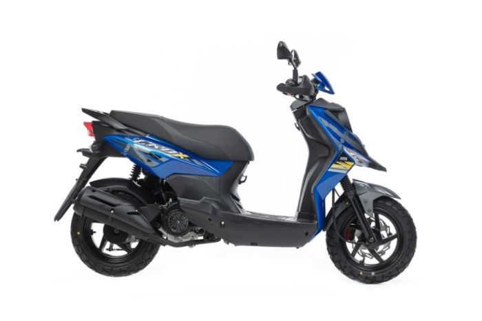 Скутер SYM CROX 125 Ярко Синий/ Матовый Темно-Серый, арт. AE12W8-RU-BUAE-BU300S/GY-7450U