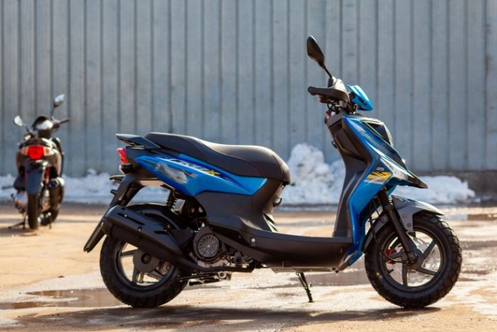 Скутер SYM CROX 125 Ярко Синий/ Матовый Темно-Серый, арт. AE12W8-RU-BUAE-BU300S/GY-7450U