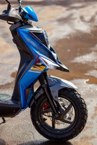 Скутер SYM CROX 125 Ярко Синий/ Матовый Темно-Серый, арт. AE12W8-RU-BUAE-BU300S/GY-7450U