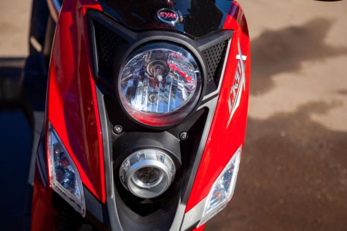 Скутер SYM CROX 125 Красный, арт. AE12W8-RU-R-086/BK-5560S