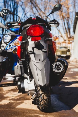 Скутер SYM CROX 125 Красный, арт. AE12W8-RU-R-086/BK-5560S