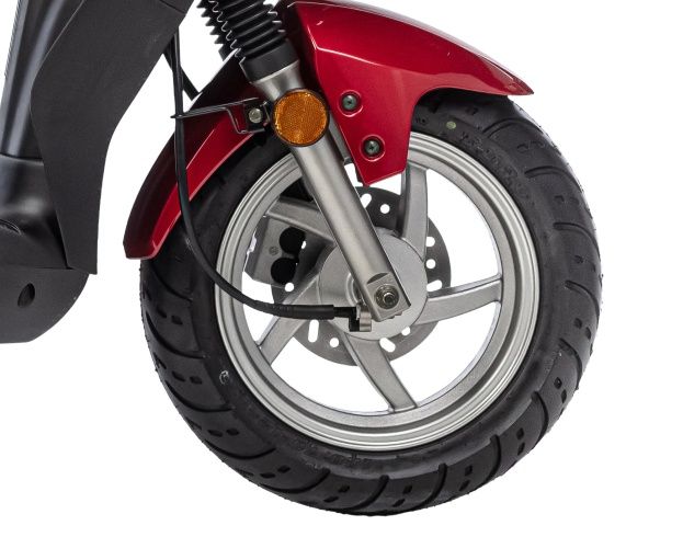 Скутер SYM Orbit 50 Красный + мотошлем SYM серый , арт. AV05W-6-R-010CA_set