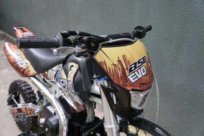 Питбайк BSE EVO 110e Samurai SA - 14/12 (Полуавтоматическая КПП), арт. B0EVCB010ACW1