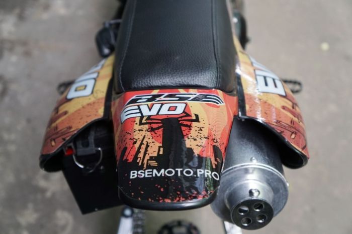 Питбайк BSE EVO 110e Samurai SA - 14/12 (Полуавтоматическая КПП), арт. B0EVCB010ACW1