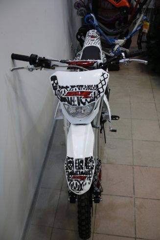 Питбайк BSE EX 125e 14/12 Max13 White Red 2, арт. B0EX12540CRW2