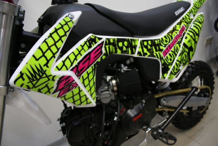 Питбайк BSE EX 125e 17/14 Max13 Green Pink Neon 2, арт. B0EX12545EPW2