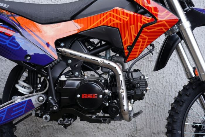 Питбайк BSE EX125 14/12 Blue Orange Ant (020), арт. B0EXDF020CBH2