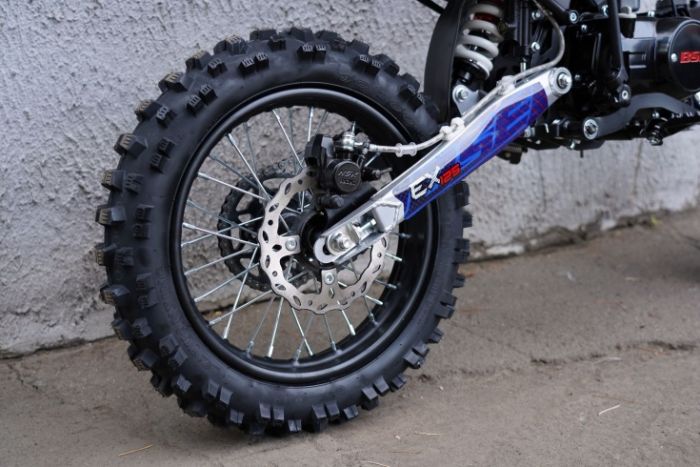 Питбайк BSE EX125 14/12 Blue Orange Ant (020), арт. B0EXDF020CBH2