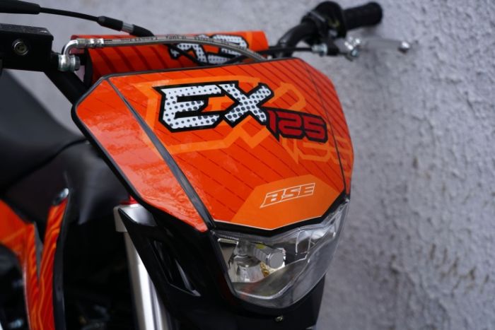 Питбайк BSE EX 17/14 Blue Orange Ant (040), арт. B0EXYG040EBH3