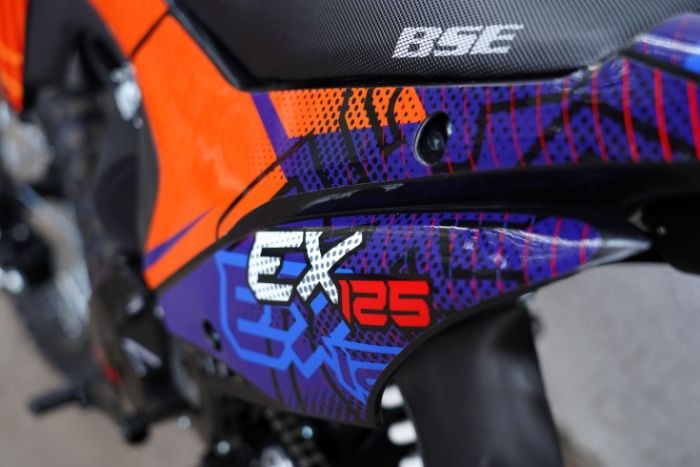 Питбайк BSE EX 17/14 Blue Orange Ant (040), арт. B0EXYG040EBH3
