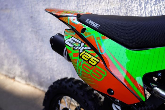 Питбайк BSE EX 17/14 Green Orange Ant (040), арт. B0EXYG040ECH3