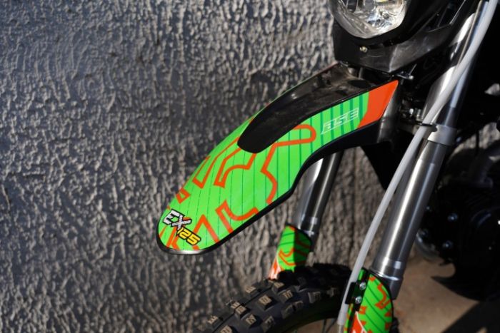 Питбайк BSE EX 17/14 Green Orange Ant (040), арт. B0EXYG040ECH3