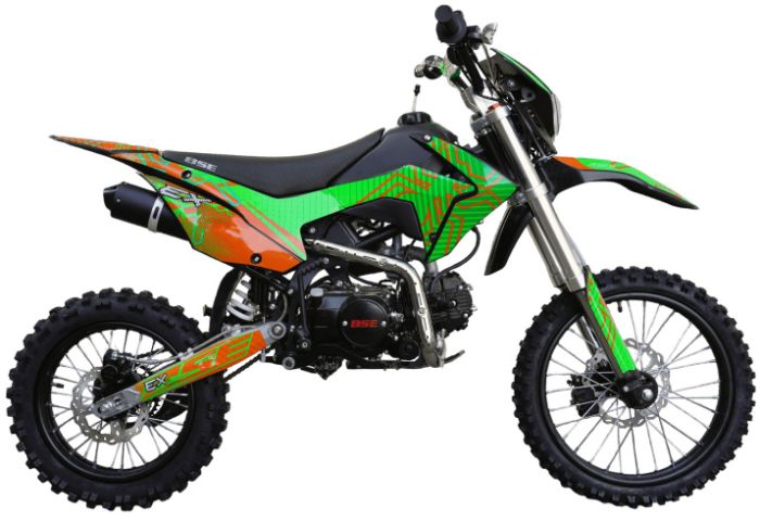 Питбайк BSE EX 17/14 Green Orange Ant (040), арт. B0EXYG040ECH3
