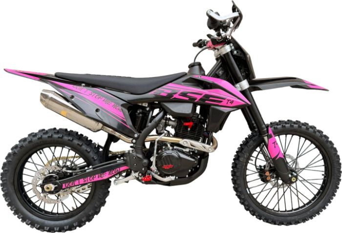 Эндуро / кроссовый мотоцикл BSE T4 Pink (ZS172FMM-5), арт. B0T4YE015HNH1