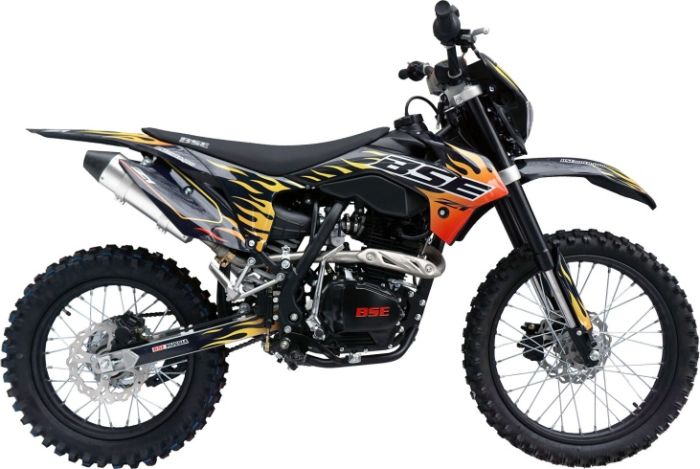 Эндуро / кроссовый мотоцикл BSE Z1 HotRod Red (025), арт. B0Z1EB025GYH1