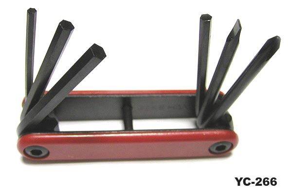 Шестигранник Bike Hand YC-266 6 предметов складной, арт. BikeHand_YC-266