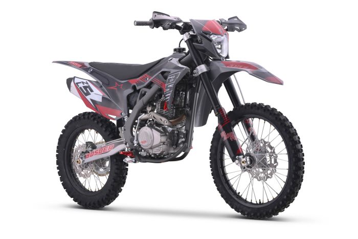 Эндуро / кроссовый мотоцикл BSE Z5 L Red Volcano, арт. BZ5LKB015HRE1