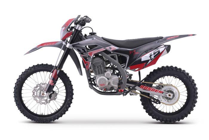 Эндуро / кроссовый мотоцикл BSE Z5 L Red Volcano, арт. BZ5LKB015HRE1