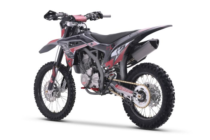 Эндуро / кроссовый мотоцикл BSE Z5 L Red Volcano, арт. BZ5LKB015HRE1