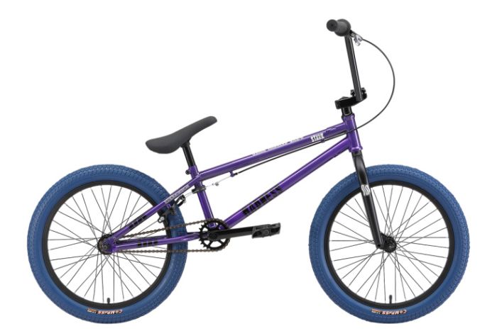 Велосипед Stark'24 Madness BMX 4 серо-фиолетовый/черный/темно-синий, арт. HQ-0014148