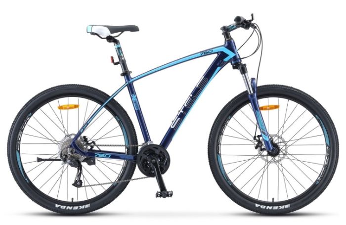 Велосипед STELS Navigator-760 MD 27.5" V010 Тёмно-синий, арт. LU082670
