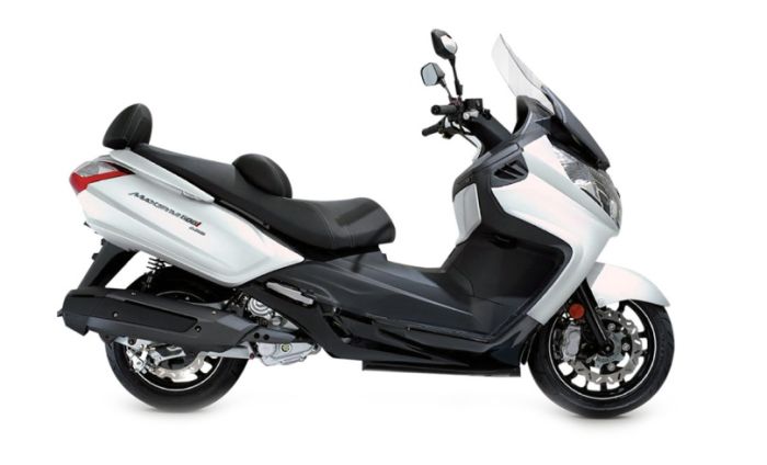 Максискутер MAXSYM 600i белый с кофром 45 л., с пробегом, арт. LX60A2-6_WH-300P_tradein