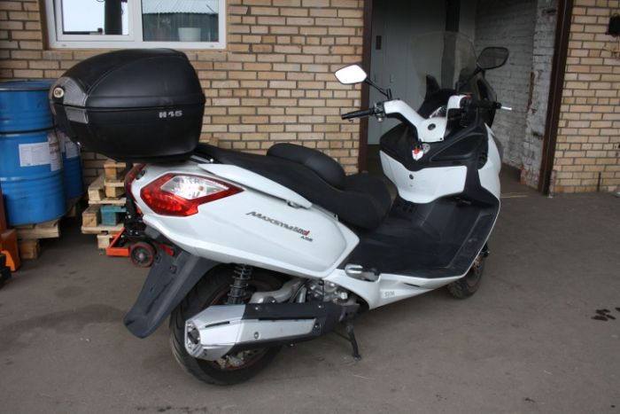 Максискутер MAXSYM 600i белый с кофром 45 л., с пробегом, арт. LX60A2-6_WH-300P_tradein