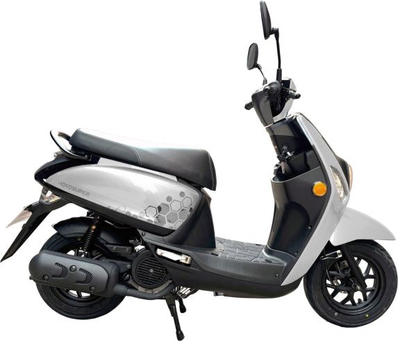 Скутер Motosuper S9 Blanc Gris (белый), арт. M0S9YB015AWH1