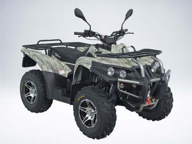 Квадроцикл QuadRaider 400 мультикамуфляж, лебедка, арт. QR-400-MULTY