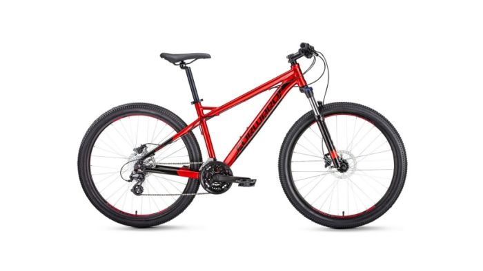 Велосипед FORWARD QUADRO 27,5 3.0 disc красный 19", арт. RBKW0M67R029