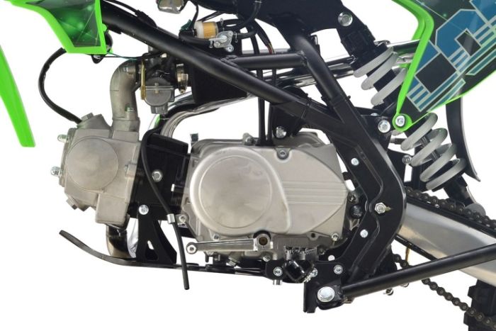 Питбайк SSSR CORE 125 SA 17/14 Cosmic Green 1 (Полуавтоматическая КПП) с фарой, арт. SCRE12560EGH1