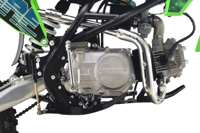 Питбайк SSSR CORE 125 SA 17/14 Cosmic Green 1 (Полуавтоматическая КПП) с фарой, арт. SCRE12560EGH1