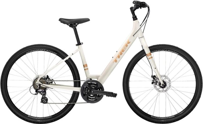 Велосипед Trek'22 Verve 1 Disc Low Step Era White HYBD 700C, арт. TR1042776